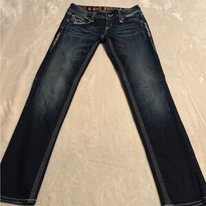Rock Revival Women's Erin Easy Skinny Jeans W26/L31.